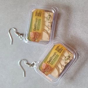 Mini brand earrings